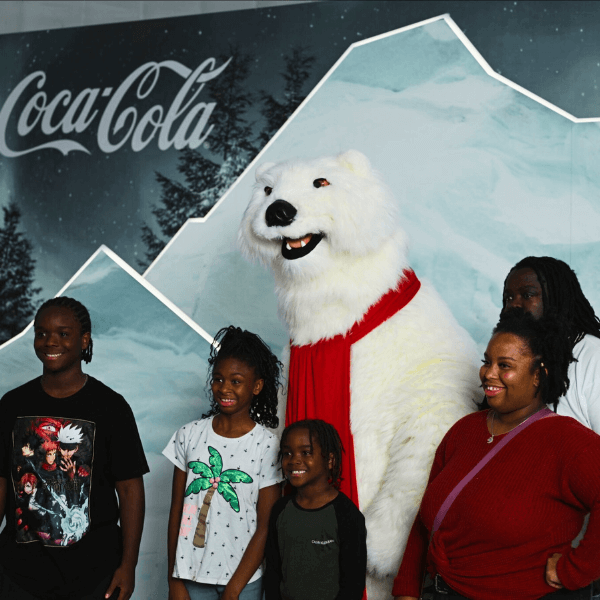Photos with Coca-Cola's Polar Bear