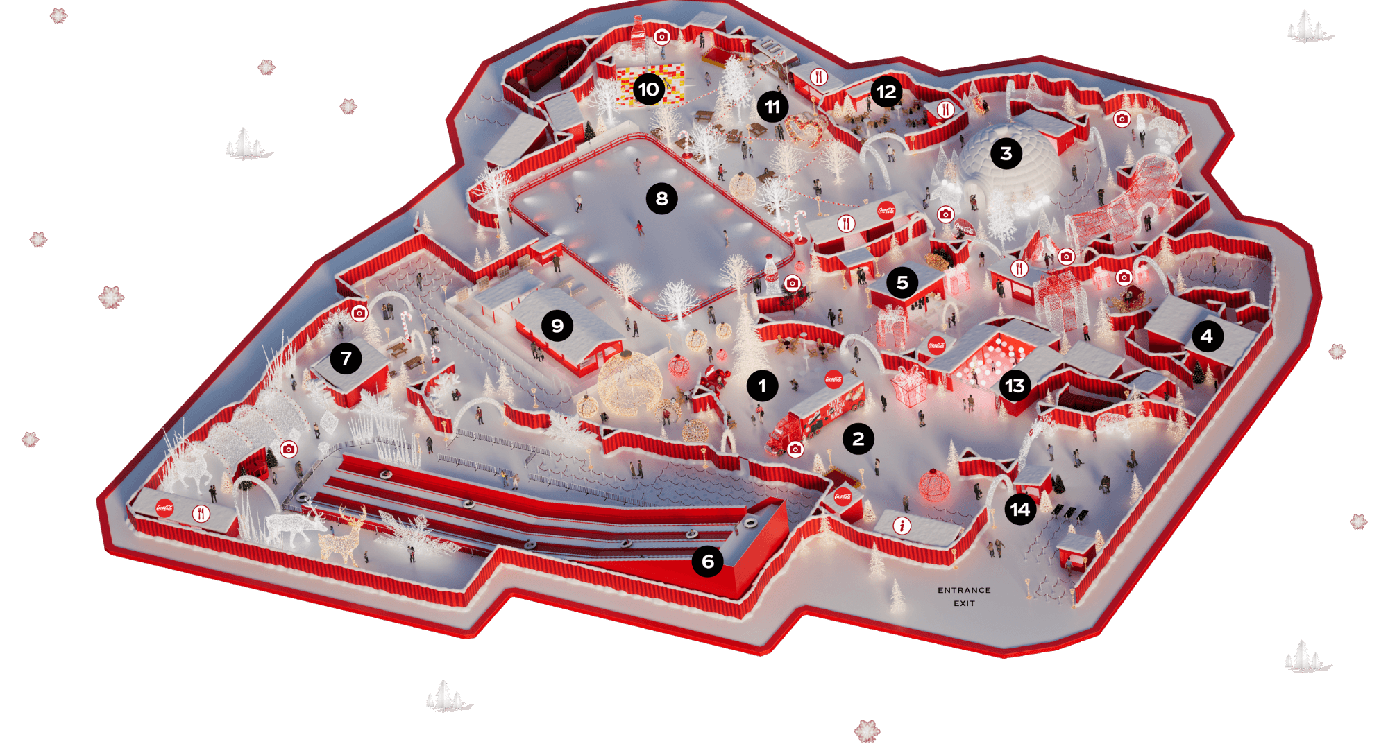 CLASSIC CHRISTMAS HOUSTON MAP Enchant Los Angeles - Map - Best Holiday Events
